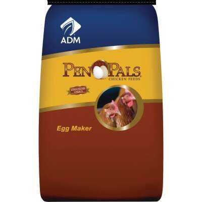 ADM Pen Pals 50 Lb. Egg Maker Chicken Feed Crumble